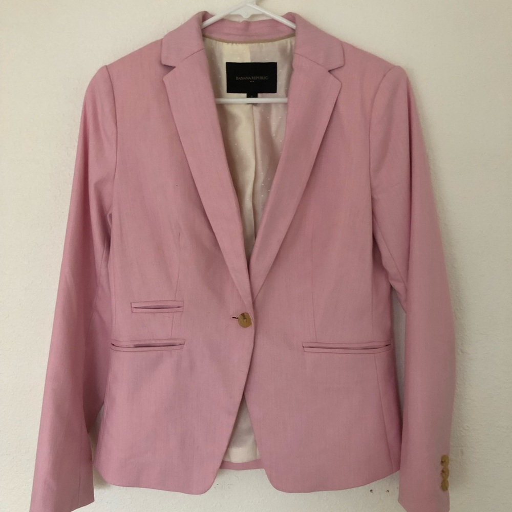 Banana Republic Light Pink Blazer